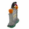 Department 56 Villages 3.75 In 10Th Anniversary Halloween Sign Halloween Decorative Village , Halloween Decor Vulture Pumpkins Dated (1PC) - 3 of 4