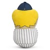 MLB Milwaukee Brewers Mascot Silk Touch Throw Blanket and 11" Plush: Sports Team Logo Design - 3 of 3