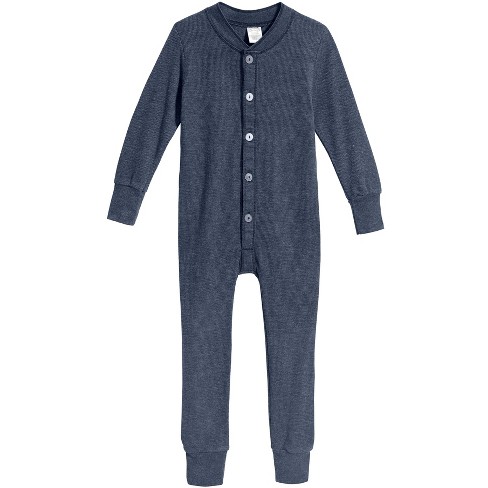 City Threads Usa-made Boys And Girls Soft & Cozy Thermal One-piece