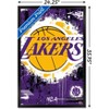 Trends International NBA Los Angeles Lakers - Maximalist Logo 23 Framed Wall Poster Prints - 3 of 4