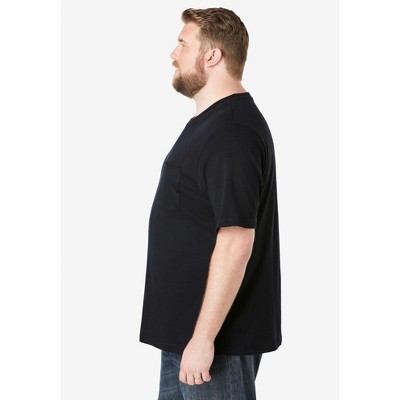 KingSize Shrink-Less Lightweight Pocket Crewneck T-Shirt