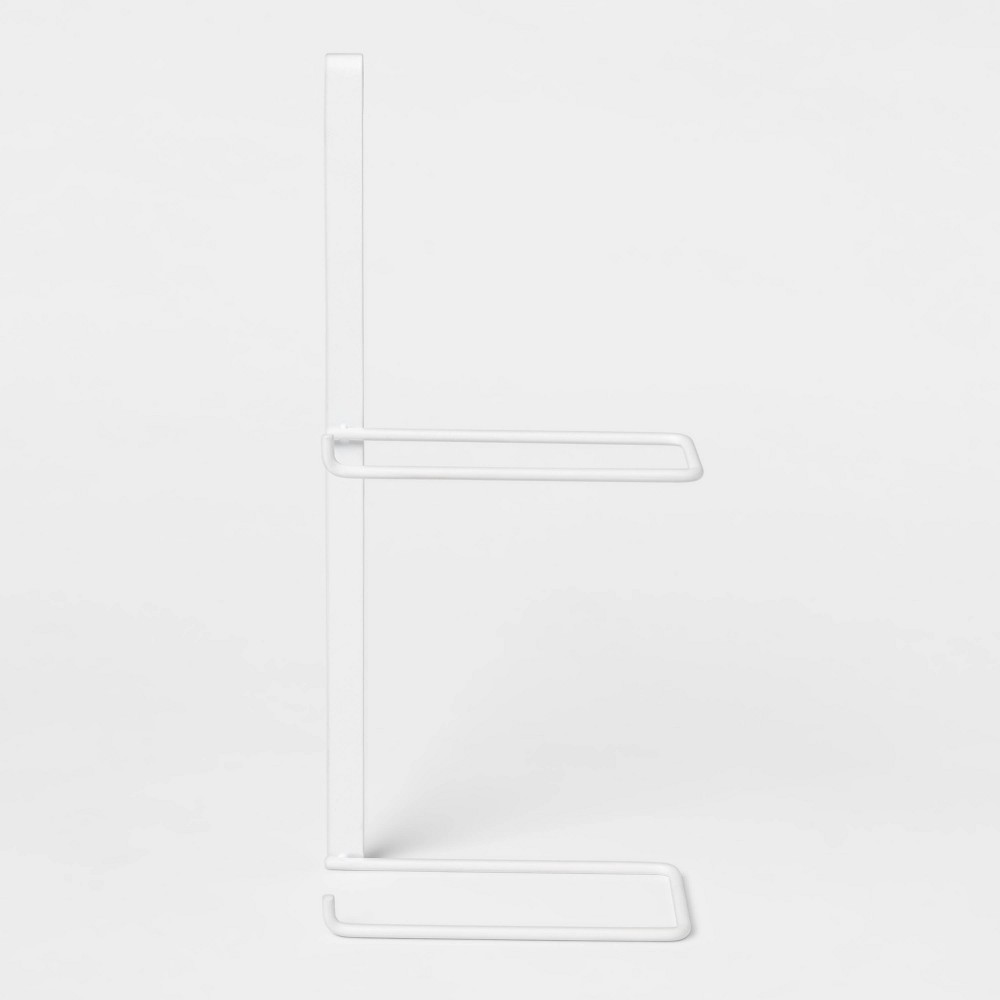 Photos - Toilet Paper Holder Over the Tank  Matte White - Brightroom™