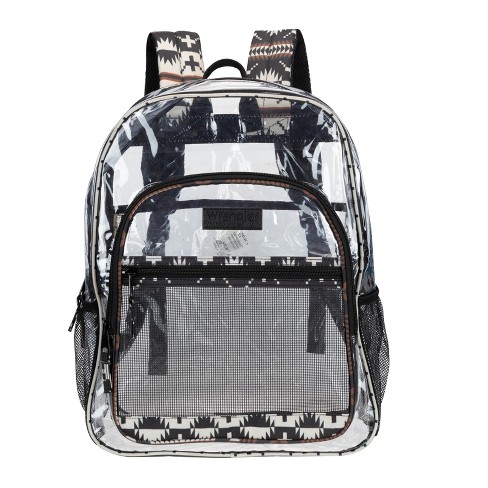 Clear plastic bookbag online