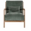 NicBex Wooden Lounge Chair Accent Chair with Waist Cushion, Comfy Chair for Living Room, Bedroom, Office - 2 of 4