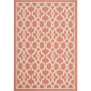 Courtyard Eeaufort CY6071 UV & Stain Resistant Non-Shedding Power Loomed Indoor/Outdoor Rugs - Safavieh - 1 of 4