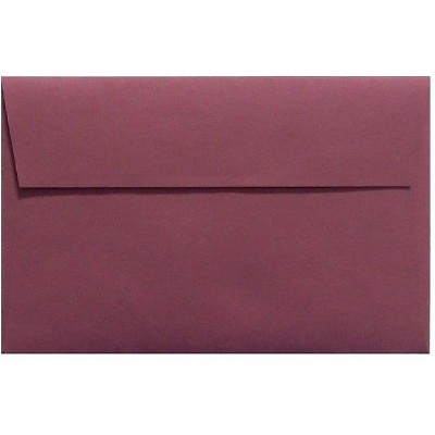 LUX 5 3/4"x8 3/4" 80lbs. A9 Invitation Env W/Peel & Press Plum Purple LUX-4895-104-50