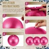 Toyzone World Rose Red Pilates Mini Exercise Ball - 3 of 3