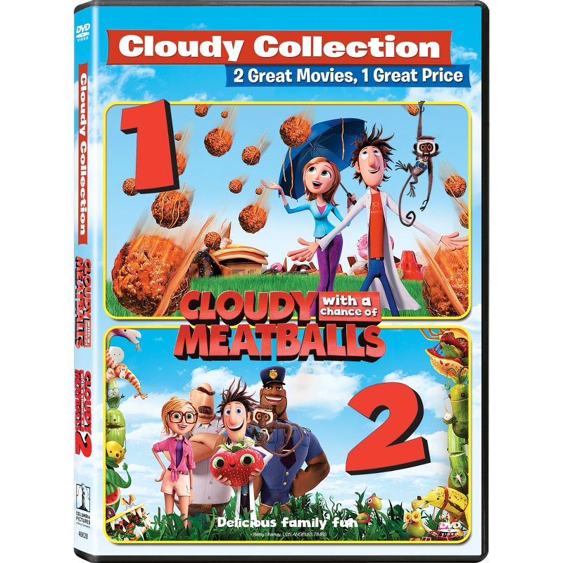 Cloudy with a Chance of Meatlballs 1 &#38; 2 DF (DVD), 1 of 2