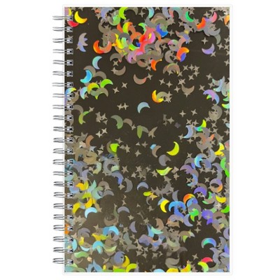 Blue Sky 5"x8" Weekly/Monthly Wirebound Planner Celestial Confetti Lavender