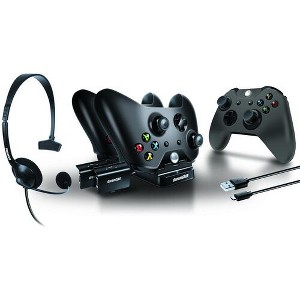 Dreamgear - Dreamgear DGXB1-6630 Player's Kit Xbox One (8 IN 1) (Black) - 1 of 4