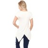Women's Embellished V-Neck Fenella Top Tunic - White Mark - 3 of 3