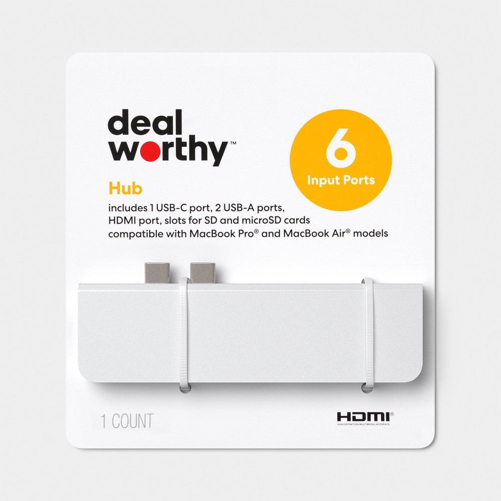 USB-C Hub Adapter for MacBook Pro and MacBook Air - dealworthy™