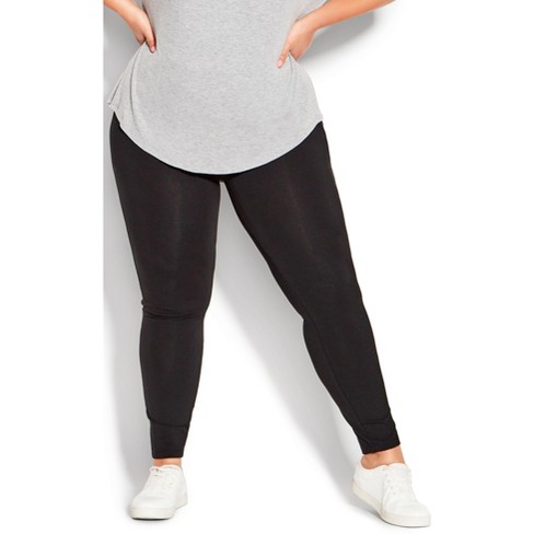 AVENUE | Women's Plus Size Supima® High Rise Legging Black - average -  22W/24W