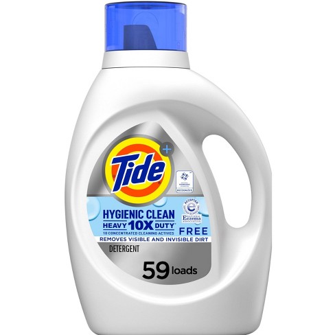 Tide Hygienic Clean Heavy Duty 10x Free Unscented Liquid Laundry Detergent - image 1 of 4