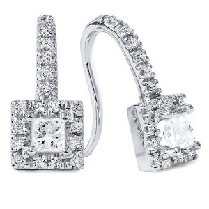 Pompeii3 5/8ct Diamond Studs 14K White Gold - 1 of 4