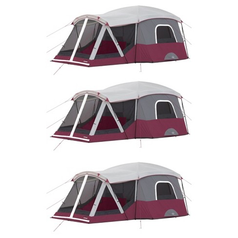 Core Equipment Lighted 10 Person Instant Cabin Tent With Screen Room :  Target