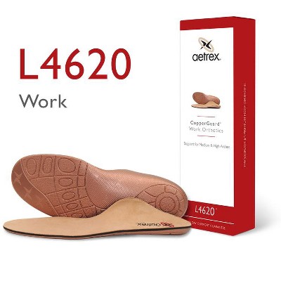 Aetrex Men's Work Orthotics - Insole for Heels