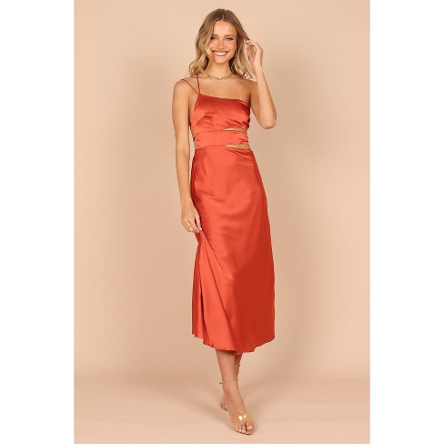 Target rust dress sales