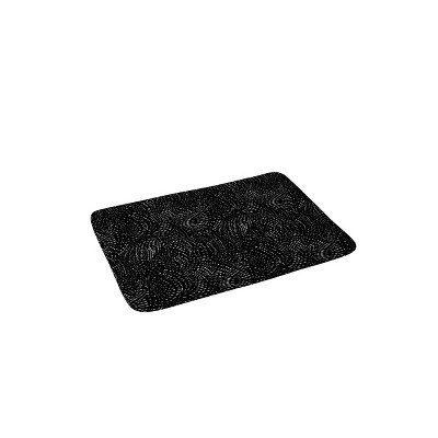 Alison Janssen Dots Bath Mat Black - Deny Designs