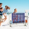 JUJABU 4-to-Score Giant Game Set with Mesh Bag, Jumbo Connect 4, Basketball Hoop, Ring Toss & Golf, Adjustable Height for Indoor/Outdoor - 2 of 4
