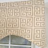 RLF Home 100% Cotton Tower Cornice With Poly/Cotton Ivory lining Rod Pocket Valance 50" x 17" Gray - 4 of 4
