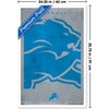 Trends International NFL Detroit Lions - Logo 25 Framed Wall Poster Prints - 3 of 4