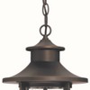 Minka Lavery Modern Outdoor Hanging Light Fixture Bronze Damp Rated 19 1/4" Clear Seeded Glass for Post Exterior House Porch Patio - 3 of 3
