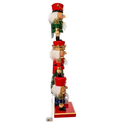 18-Inch Battery Operated Nutcracker with Light Up Tree