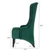 GDFStudio Powell Modern High Wingback Upholstered Tufted Dining Chair - 4 of 4