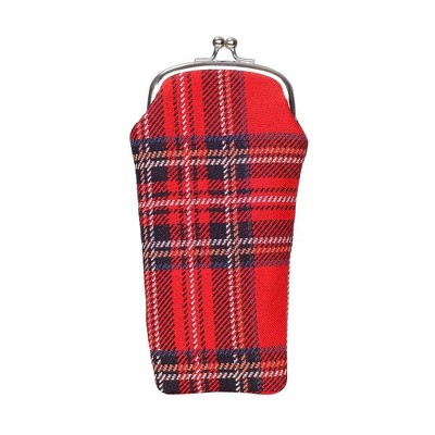 Signare USA Red Royal Stewart Tartan Glasses Pouch/ Case