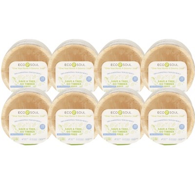 Ecosoul 16 oz Palm Leaf Round Bowls - Case of 8/20 ct
