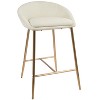 Set of 2 26" Matisse Glam Counter Height Barstools - LumiSource - image 2 of 4