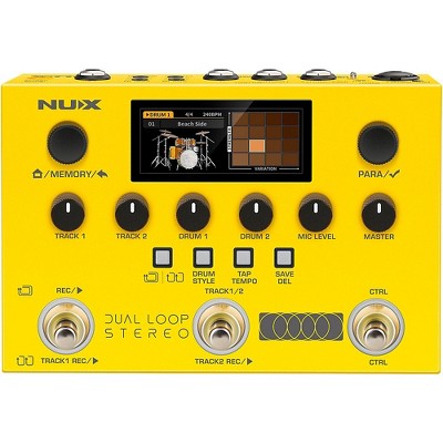 NUX Dual Loop Stereo Pedal - Yellow