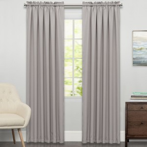 Ripcord Tailored Window Curtain Treatment Single Panel by Sweet Home Collection® - 1 of 3