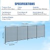 COZONY Inground Pool Safety Fence, Stainless Steel Legs 340 GSM Teslin PVC Mesh Easy DIY Installation - 2 of 4