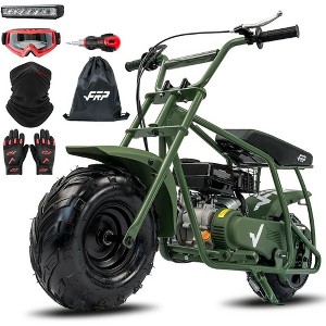 FRP Mini Bike GMB100, 99CC Gas Powered 4-Stroke 3HP, Off-Road for Kids/Adult, Trail Up to 28 Mph, Weight Support Up to 220 LBS - 1 of 4