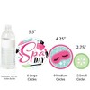 Big Dot of Happiness Spa Day - Girls Makeup Party Giant Circle Confetti - Party Decorations - Large Confetti 27 Count - 2 of 4