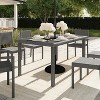 Martha Stewart Bedford 62" Indoor-Outdoor Patio Table with Engineered Wood Top in Rattan Wicker - 2 of 4