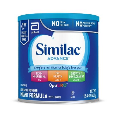 Similac Advance Infant Formula with Iron Powder - 12.4oz