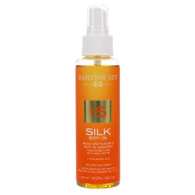 Hampton Sun SPF 15 Silk Body Oil 4 oz