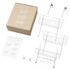 smartpeas 23.5'' x 12'' Stainless Steel 2x Hanging Shower Caddy with Adhesive Hooks - White - image 2 of 4