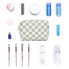 Narwey Small Checkered Makeup Bag for Purse Mini Cosmetic Bag - 2 of 3