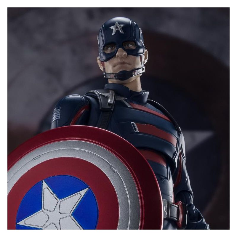 Captain America John Walker S.H. Figuarts | Bandai Tamashii Nations | Marvel Action figures, 4 of 6