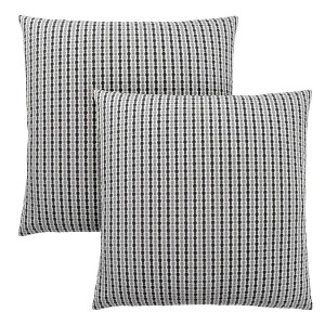 TopComfy Support Pillow Set of 2 Decorative Throw Pillows with Classic Dot Design for Sofa or Bed, Gray, 17"*17"*3" - 1 of 4