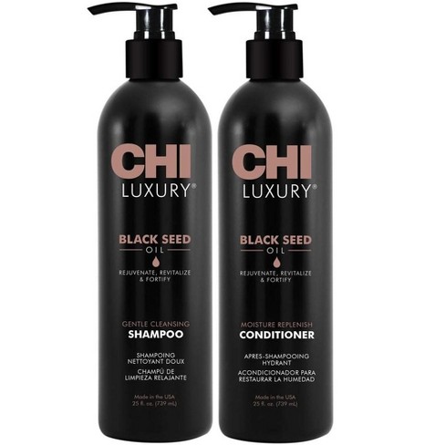 Chi Luxury Black Seed Oil Shampoo & Conditioner (25 oz DUO SET) - Gentle Cleansing to remove Impurities and Strengthens Hair - image 1 of 2