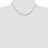 Black Bow Jewelry 1.25mm Sterling Silver Diamond Cut Solid Round Franco Chain Necklace - 2 of 4
