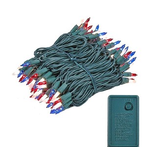 Novelty Lights 140 Light Incandescent Chasing Mini Christmas String Lights 46.5 Feet - 1 of 4