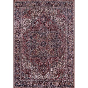 Karachi Alai Rug Burgundy - Momeni - 1 of 4