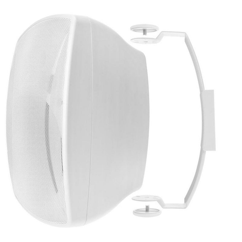 Monoprice 8in. Weatherproof 2-Way 70V Indoor/Outdoor Speaker, White (Each) For Use In Whole Home Audio Systems, Restaurants, Bars, Retail stores, 3 of 7