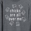 Men's - Instant Message - Chicks Are All Over Me Long Sleeve Graphic T-Shirt - 2 of 4